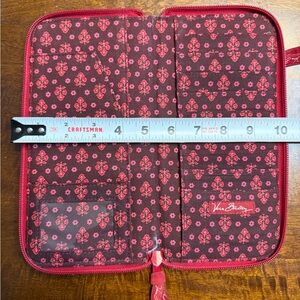 Vera Bradley Pink and Brown Floral Accessory